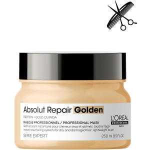 Професійна маска L'Oreal Professional Serie Expert Absolute Repair Gold для інтенсивного відновлення пошкодженого волосся без обтяження 250 мл (3474636975327) ТОП в Чернігові