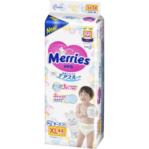 Подгузники Merries для детей XL 12-20 кг 44 шт (4901301253422) в Чернигове