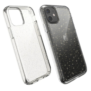 Чохол протиударний прозорий з блискітками Speck Presidio Stay Clear Glitter для Iphone 11 (6.1") надійний