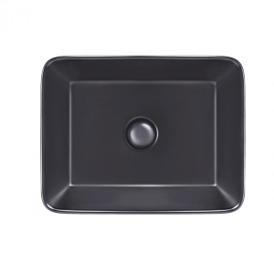 Раковина-чаша Qtap Tern Matt black с донным клапаном QT172074MBMB SD00046258