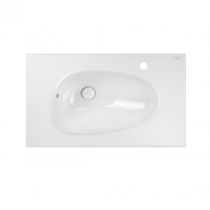 Раковина Qtap Virgo WHITE с донным клапаном QT1811FL8128BRW SD00045910 в Чернигове