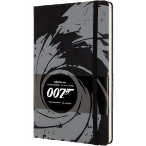 Записная книга Moleskine James Bond 13 х 21 см 240 страниц в линейку Черная (8053853603838) рейтинг