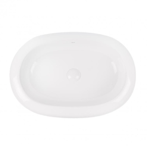 Qtap Robin раковина накладная овальная с донным клапаном 635x420x105mm WHITE рейтинг