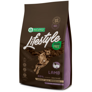 Сухой беззерновой корм для собак Nature's Protection Lifestyle Grain Free Lamb Adult All Breeds с ягненком 1.5 кг (NPLS45673) (4771317456731) ТОП в Чернигове