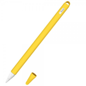 купити Чохол TPU Goojodoq Hybrid Ear для стілуса Apple Pencil 2 Yellow тех.пак