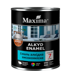 Емаль алкідна високоякісна Maxima горіховий 2,3 кг