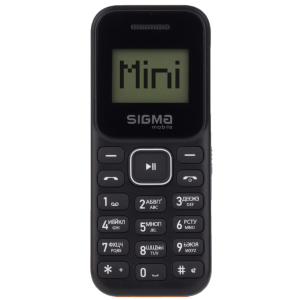 Мобильный телефон Sigma mobile X-style 14 Mini Black-Orange лучшая модель в Чернигове