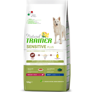 Сухой корм для собак Natural Trainer Dog Sensitive Plus Adult MM With Horse с кониной, рисом и маслом 12 кг (8059149252643) в Чернигове