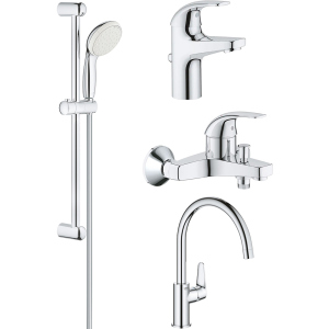 Набір змішувачів GROHE Start Curve 126748К (23805000+23768000+27598001+31554001) в Чернігові