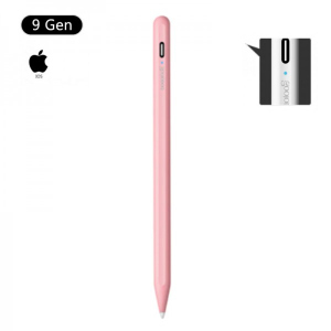 Стілус для планшета Apple iPad 2018-2021 Goojodoq 9 Gen Magnetic Type-C 1.2mm Pink в Чернігові