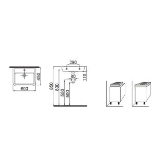 Умивальник 60 см золото IDEVIT Halley 3201-0455-11 рейтинг