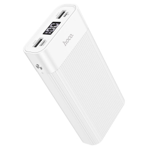 Портативний зарядний пристрій Power Bank Hoco J85 Wellspring 20000 mAh Білий ТОП в Чернігові