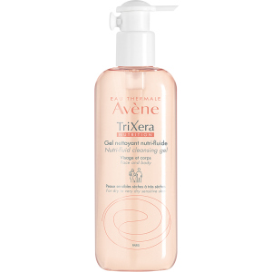 Очищающий гель Avene TriXera Nutrition для сухой кожи лица и тела 400 мл (3282770074710) ТОП в Чернигове