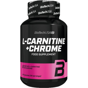 Жиросжигатель Biotech L-carnitine+chrome for her 500 мг 60 таблеток Лимон (5999076234325) ТОП в Чернигове