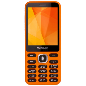 Мобільний телефон Sigma mobile X-Style 31 Power Orange надійний