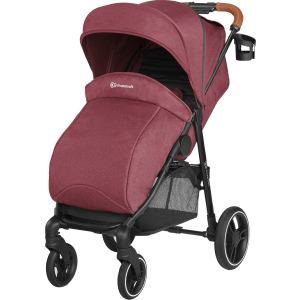 Прогулочная коляска Kinderkraft Grande LX Burgundy (5902533914319) лучшая модель в Чернигове