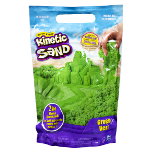 Песок для детского творчества Kinetic Sand Colour Зеленый 907 г (71453G) надежный