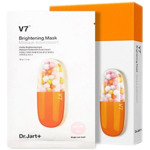 Маска, що освітлює, з вітамінним комплексом Dr.Jart+ V7 Brightening Mask 30 г x 5 шт (8809535809162) ТОП в Чернігові