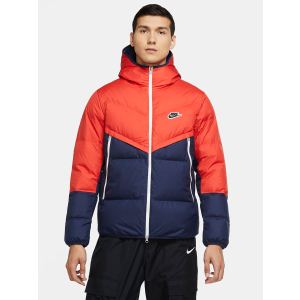 Пуховик Nike M Nsw Dwn Fil Wr Jkt Shld CU4404-673 XS Оранжево-синій в Чернігові