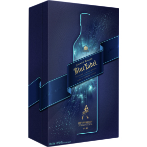 Виски Johnnie Walker Blue label выдержка 25 лет 0.7 л 40% в подарочной упаковке с 2-мя стаканами (5000267180946)