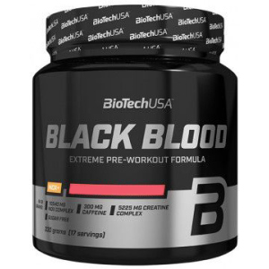 Передтренувальний комплекс BioTech Black Blood NOX+ 330 г Чорниця-лайм (5999076232376) ТОП в Чернігові