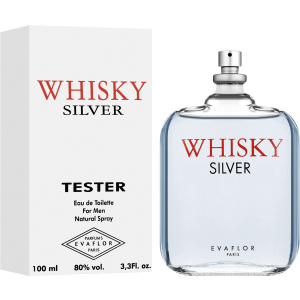 Тестер Туалетная вода для мужчин Evaflor Whisky Silver 100 мл (ROZ6400103886)