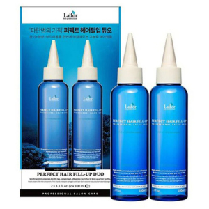 Набор филлеров для волос с эффектом ламинирования La'dor Perfect Hair Fill-Up Duo 100 мл+100 мл (8809500817987) лучшая модель в Чернигове