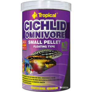 Корм Tropical Cichlid Omnivore Small Pellet для аквариумных рыб в гранулах 1 л (5900469609569) в Чернигове