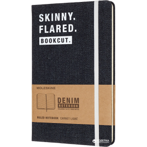 Нотатник Moleskine Denim 13 х 21 см 240 сторінок у лінійку Skinny (8058341710753) краща модель в Чернігові