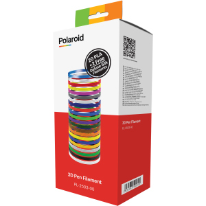 Набір нитки Polaroid 1.75 мм PLA для ручки 3D 22 кольори (PL-2503-00) ТОП в Чернігові