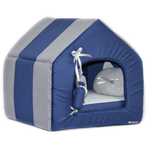 Домик для собак и кошек Лорі №1 Комфорт-лето 30х33х33 см Синий М120-с (4820177253674) лучшая модель в Чернигове