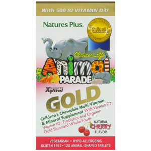 купить Витамины Natures Plus Animal Parade Gold мультивитамины Вишня 120 жевательных таблеток (97467299320)