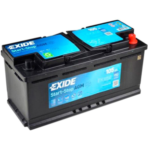 Автомобильный аккумулятор Exide AGM 6СТ-105 (EK1050) 105 Ач (-/+) Euro 950 А (EK1050) ТОП в Чернигове