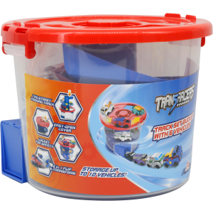 Игрушка TransRacers Автотрек-ведро с машинками 6 штук (TOYSYW463883) в Чернигове