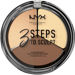 купити Палетка для контурування NYX Professional Makeup 5 Steps To Sculpt 02 Light 5 г (800897098339)