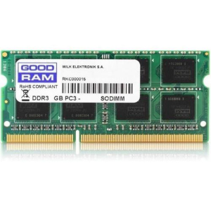 Модуль памяти GOODRAM SO-DIMM 8GB/1600 DDR3 1,35V (GR1600S3V64L11/8G) лучшая модель в Чернигове