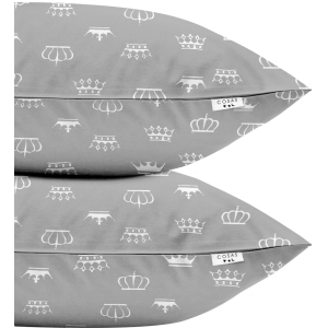 Набор наволочек Cosas Set Pillow Crown Grey 50х70 2 шт (4822052023556)