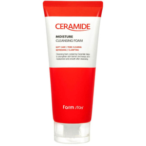 Пенка для умывания FarmStay Ceramide Moisture Cleansing Foam с керамидами 180 мл (8809480772856) лучшая модель в Чернигове