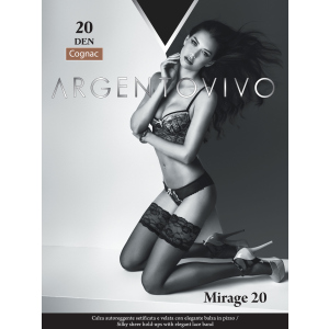 Панчохи Argentovivo Mirage 20 Den 3/4 р Cognac (8051403068496) краща модель в Чернігові