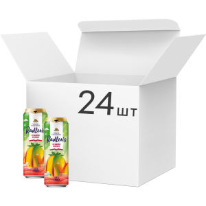 Упаковка пива Volfas Engelman Radler Mango светлое фильтрованное 2.5% 0.568 л х 24 шт (4770301233983) в Чернигове