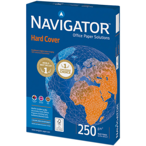 Папір Navigator Hard Cover А4 250 г/м² клас А 125 аркушів Білий (5602007989453) в Чернігові