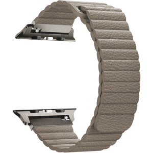 Ремінець Promate Lavish-38 для Apple Watch 38-40 мм 1/2/3/4/5/6/SE Beige (lavish-38.beige) ТОП в Чернігові