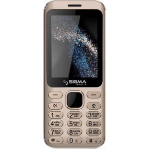 купити Мобільний телефон Sigma mobile X-style 33 Steel Dual Sim Gold