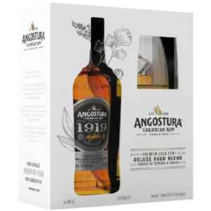 Ром Angostura 1919 0.7 л 40% в коробці + 2 склянки (0075496332904) краща модель в Чернігові