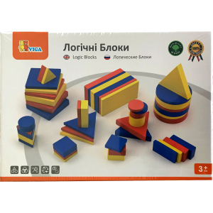 Навчальний набір Viga Toys Логічні блоки Дьєнеша (56164U) в Чернігові