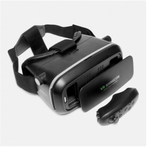 3D VR Очки Shinecon VRB01 Virtual Reality с пультом Original Black (00504)