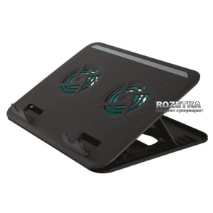 Подставка для ноутбуков Trust Cyclone Notebook Cooling Stand (TR17866) Black