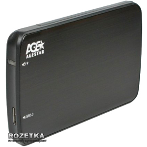 Зовнішня кишеня Agestar HDD 2.5" USB3.0 (3UB 2A12 (Black)) рейтинг