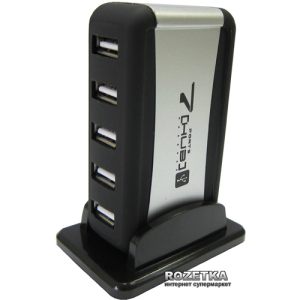 Хаб USB Lapara 7 портів USB 2.0 з блоком живлення (LA-UH7315) в Чернігові