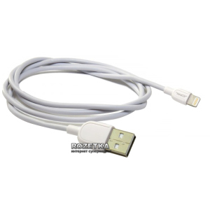 Кабель синхронизации JCPAL MFI USB to Lightning для Apple iPhone 1 м White (JCP6022) лучшая модель в Чернигове